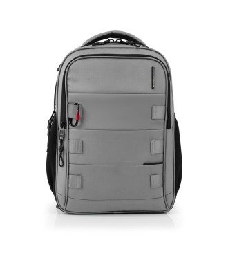 Mochila 3 Compart. Portaordenador  15,6" Gabol Disk Gris