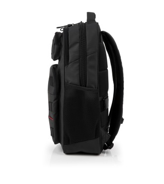 Mochila 2 Compart. Portaordenador  17,3" Gabol Disk Negro 2