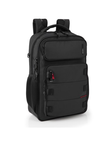 Mochila 2 Compart. Portaordenador  17,3" Gabol Disk Negro