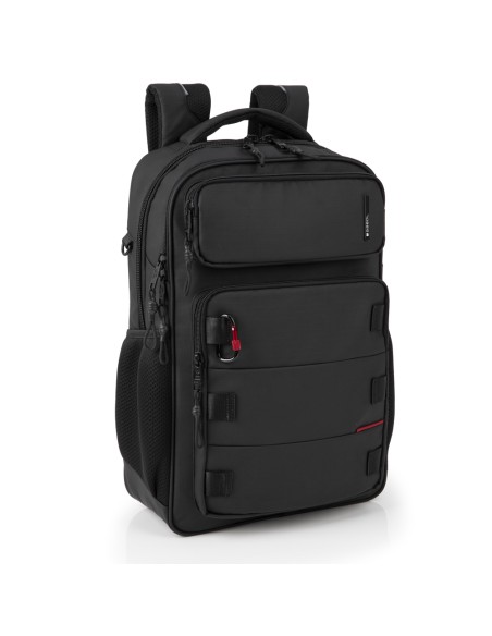Mochila 2 Compart. Portaordenador  17,3" Gabol Disk Negro