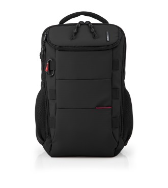 Mochila 2 Compart. Portaordenador  17,3" Gabol Disk Negro