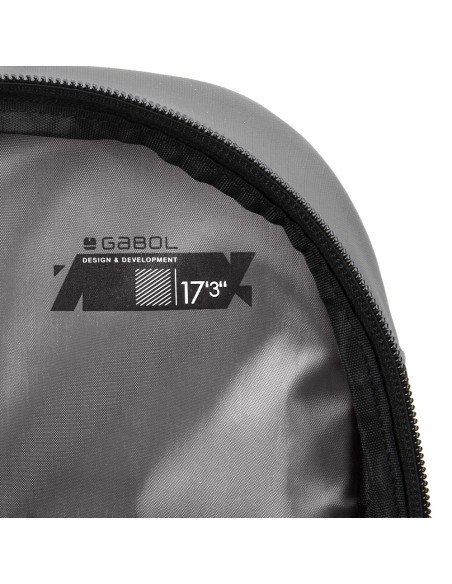Mochila 2 Compart. Portaordenador  17,3" Gabol Disk Gris Mochila 2 Compart. Portaordenador  17,3" Gabol Disk Gris