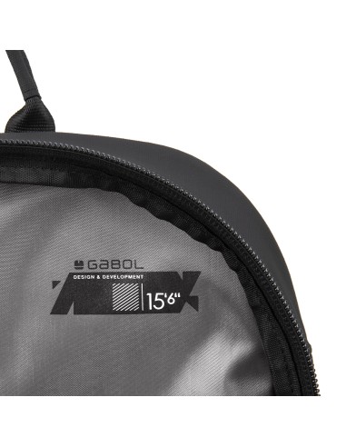 Mochila 3 Compart. Portaordenador  15,6" Gabol Disk Negro
