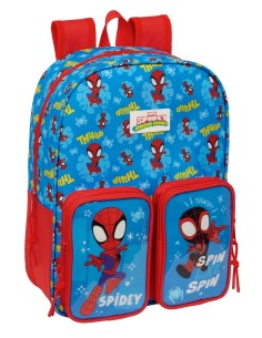 MOCHILA INFANTIL BOLSILLOS ADAPT.CARRO SPIDEY Mochilas Es...