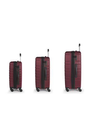 Set 3 Maletas C22-M-L  Gabol Zero Rojo