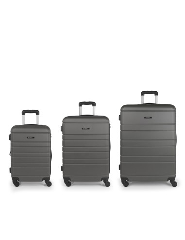 Set 3 Maletas C22-M-L Gabol Zero Gris