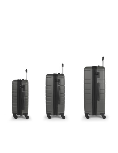 Set 3 Maletas C22-M-L Gabol Zero Gris