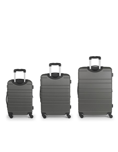Set 3 Maletas C22-M-L Gabol Zero Gris Set 3 Maletas C22-M-L Gabol Zero Gris