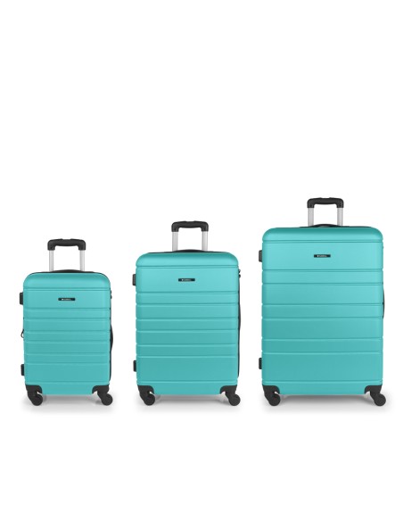 Set 3 Maletas C22-M-L Gabol Zero Turquesa