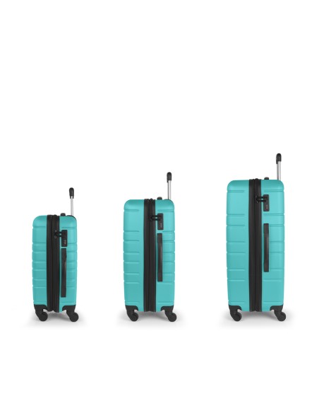 Set 3 Maletas C22-M-L Gabol Zero Turquesa