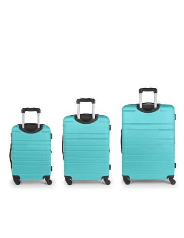 Set 3 Maletas C22-M-L Gabol Zero Turquesa