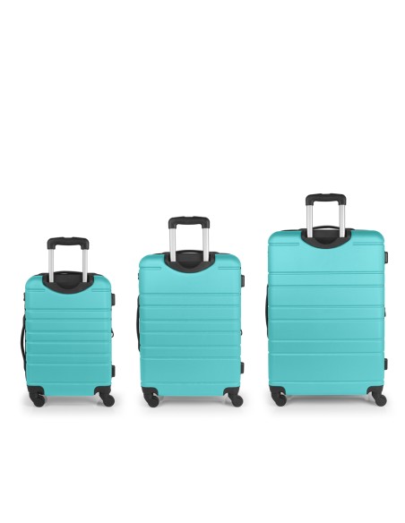 Set 3 Maletas C22-M-L Gabol Zero Turquesa