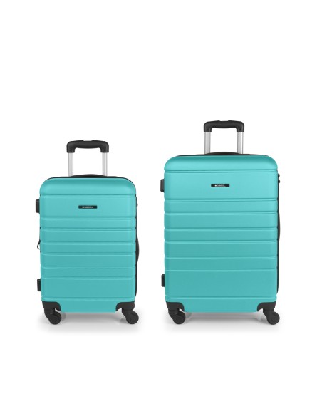 Set 2 Maletas C22-M Gabol Zero Turquesa Set 2 Maletas C22-M Gabol Zero Turquesa
