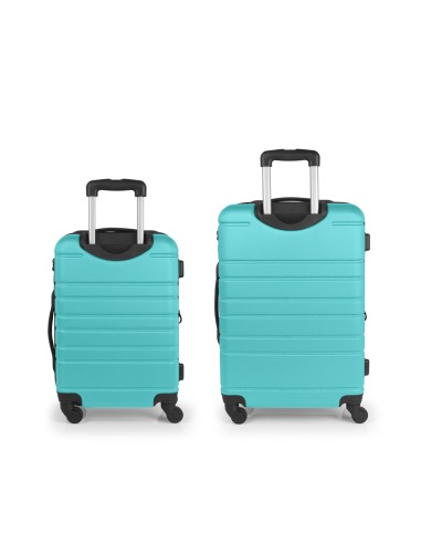 Set 2 Maletas C22-M Gabol Zero Turquesa