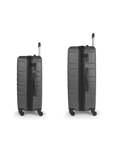Set 2 Maletas M-L Gabol Zero Gris