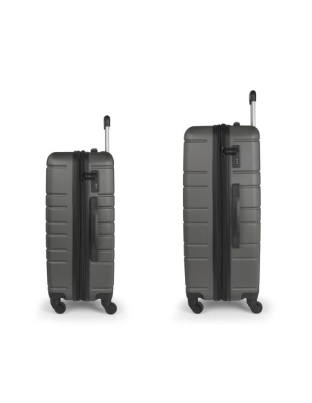 Set 2 Maletas M-L Gabol Zero Gris