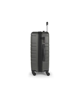 Maleta Trolley Mediana Gabol Zero Gris 2