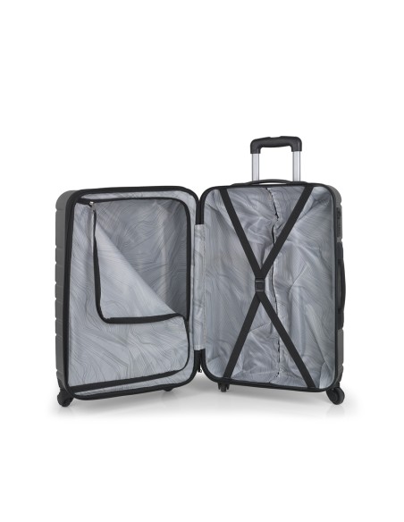 Maleta Trolley Mediana Gabol Zero Gris Maleta Trolley Mediana Gabol Zero Gris