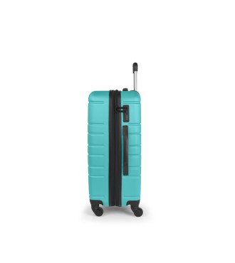 Maleta Trolley Mediana Gabol Zero Turquesa 2