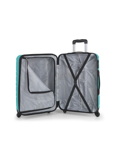 Maleta Trolley Mediana Gabol Zero Turquesa