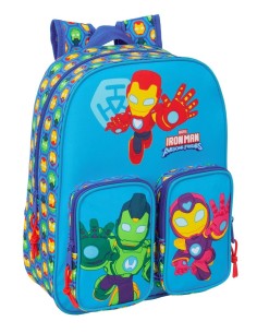 MOCHILA INFANTIL BOLSILLOS ADAPT.CARRO IRON MAN  En línea...