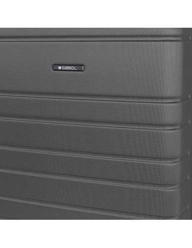 Maleta Trolley Grande Gabol Zero Gris