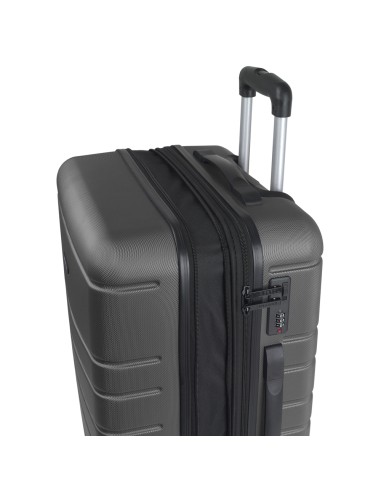 Maleta Trolley Grande Gabol Zero Gris