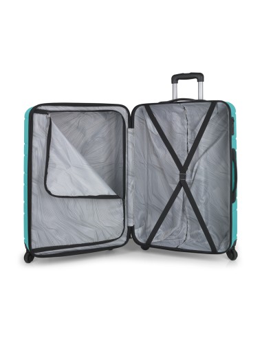 Maleta Trolley Grande Gabol Zero Turquesa
