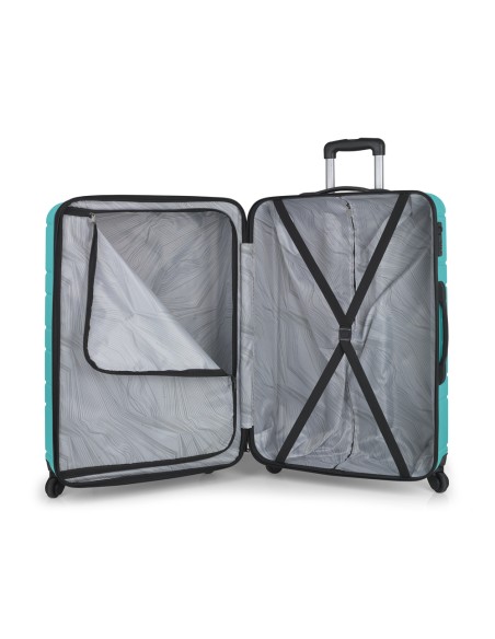 Maleta Trolley Grande Gabol Zero Turquesa Maleta Trolley Grande Gabol Zero Turquesa