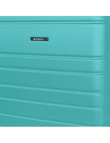 Maleta Trolley Grande Gabol Zero Turquesa