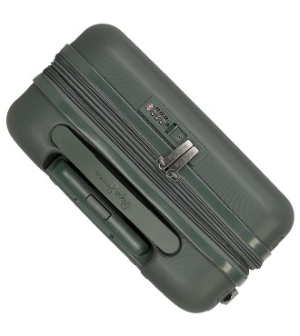 7698633 TROLLEY ABS 55CM. C/EXP. 4R. PJL ACCENT VERDE 2