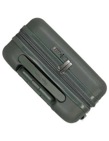 7698633 TROLLEY ABS 55CM. C/EXP. 4R. PJL ACCENT VERDE