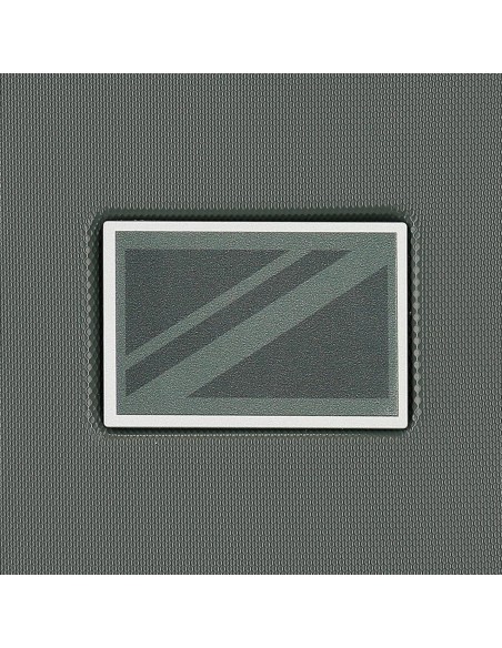 7698633 TROLLEY ABS 55CM. C/EXP. 4R. PJL ACCENT VERDE