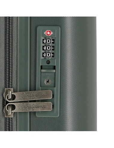 7698633 TROLLEY ABS 55CM. C/EXP. 4R. PJL ACCENT VERDE