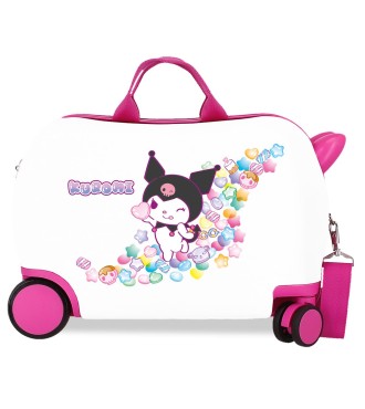 4281016 MALETA INF.ABS 4R.(2 MULTI) 45CM KUROMI CANDIES BCO-