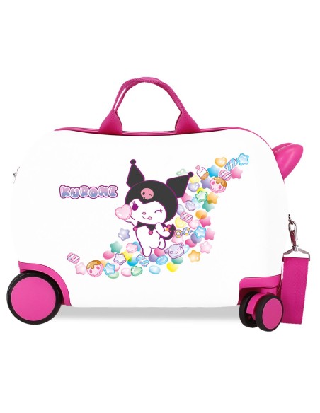 4281016 MALETA INF.ABS 4R.(2 MULTI) 45CM KUROMI CANDIES BCO- 4281016 MALETA INF.ABS 4R.(2 MULTI) 45CM KUROMI CANDIES BCO-