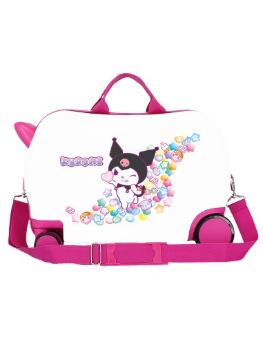 4281016 MALETA INF.ABS 4R.(2 MULTI) 45CM KUROMI CANDIES BCO-