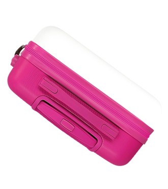 4281117 TROLLEY ABS 55CM.4R. WONDER KUROMI BLANCO-FUCSIA 2