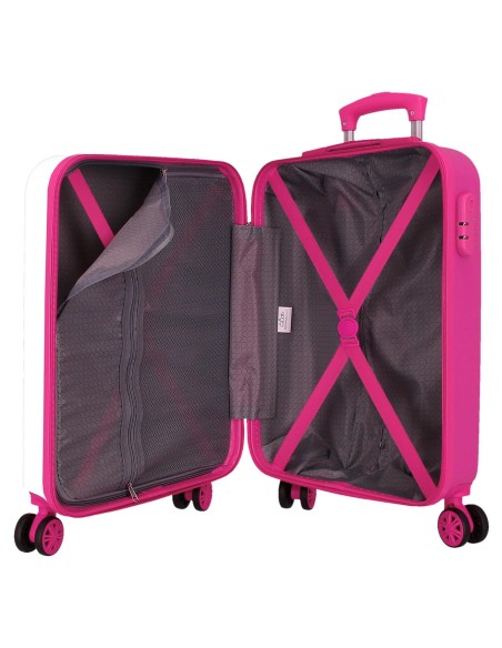4281117 TROLLEY ABS 55CM.4R. WONDER KUROMI BLANCO-FUCSIA 4281117 TROLLEY ABS 55CM.4R. WONDER KUROMI BLANCO-FUCSIA
