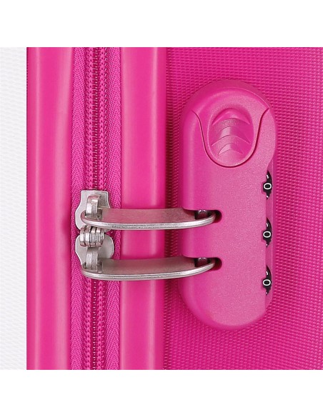 4281117 TROLLEY ABS 55CM.4R. WONDER KUROMI BLANCO-FUCSIA 4281117 TROLLEY ABS 55CM.4R. WONDER KUROMI BLANCO-FUCSIA