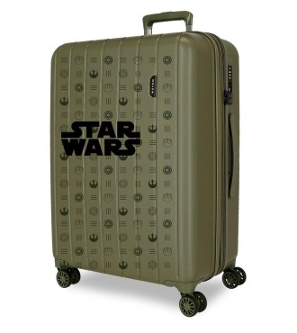 3499242 TROLLEY ABS 65CM. C/EXP. 4R. STAR WARS GREEN