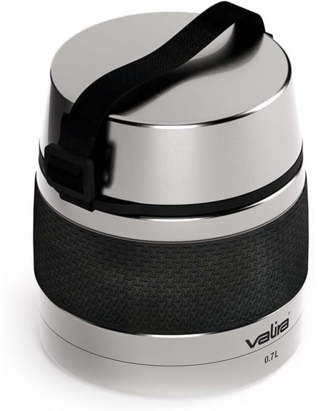 Valira 6614 Termo para sólidos con 2 contenedores interiores, Acero inoxidable, 0.7 L Valira 6614 Termo para sólidos con 2 contenedores interiores, Acero inoxidable, 0.7 L