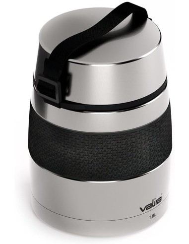 Valira VAN6615 Inoxterm - Termo para sólidos con 2 contenedores interiores, Gris, 1 L