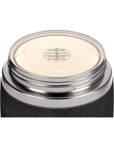 Valira VAN6615 Inoxterm - Termo para sólidos con 2 contenedores interiores, Gris, 1 L