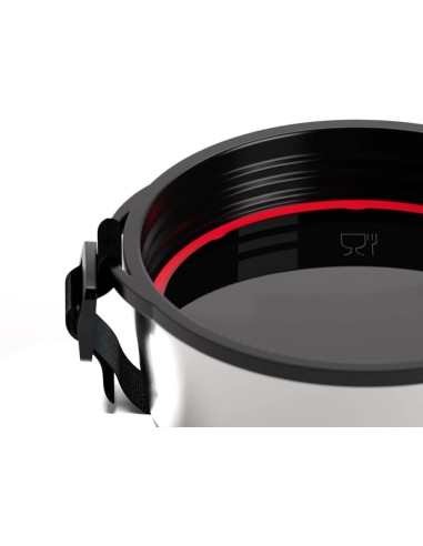 Valira VAN6615 Inoxterm - Termo para sólidos con 2 contenedores interiores, Gris, 1 L