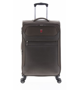 Maleta Grande Gladiator 3D Marrón