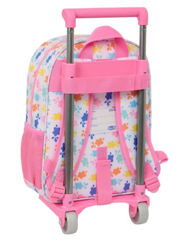 MOCH 185+CARRO 705 PEPPA PIG "BABY PIG" Mochilas Guarderí...