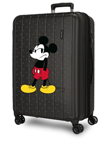 3519241 TROLLEY ABS 65CM. C/EXP. 4R. MICKEY WAITING NEGRO