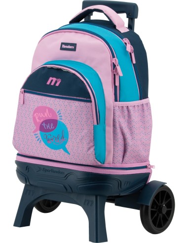 Mochila Carro Fijo Compact Desmontable Ruedas Grandes Tandem Beauty