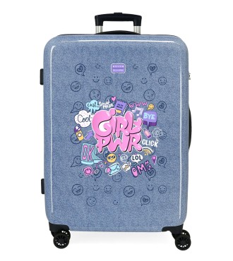 3071241 TROLLEY ABS 68CM. 4R. MOVOM POWER GIRL DENIM